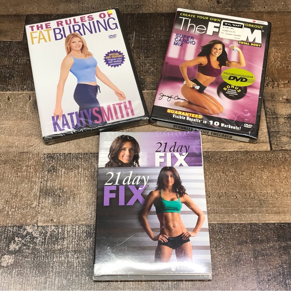 Fitness Exercise Body Shaping DVD Lot *Fitness, The Firm, Beach Body 21-Day*